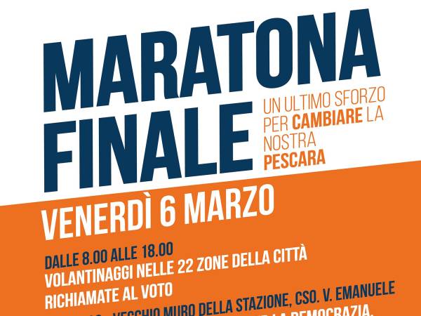 Pescara, domani maratona elettorale dei Giovani Democratici